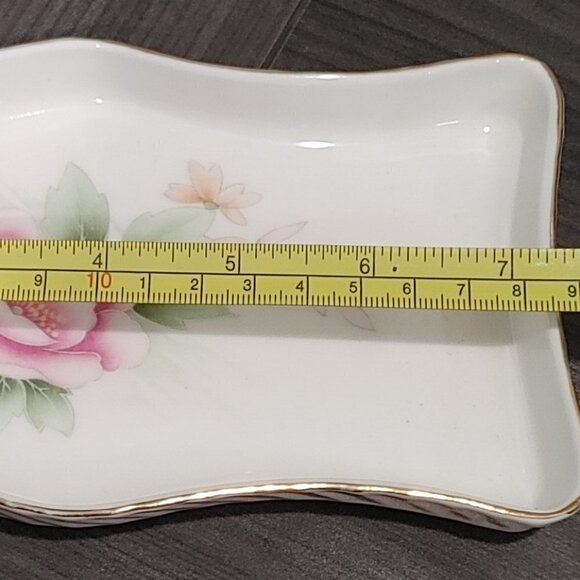 3 piece Porcelain Vanity Set (Tray, Vase, Perfume Automizer) - Picture 12 of 13